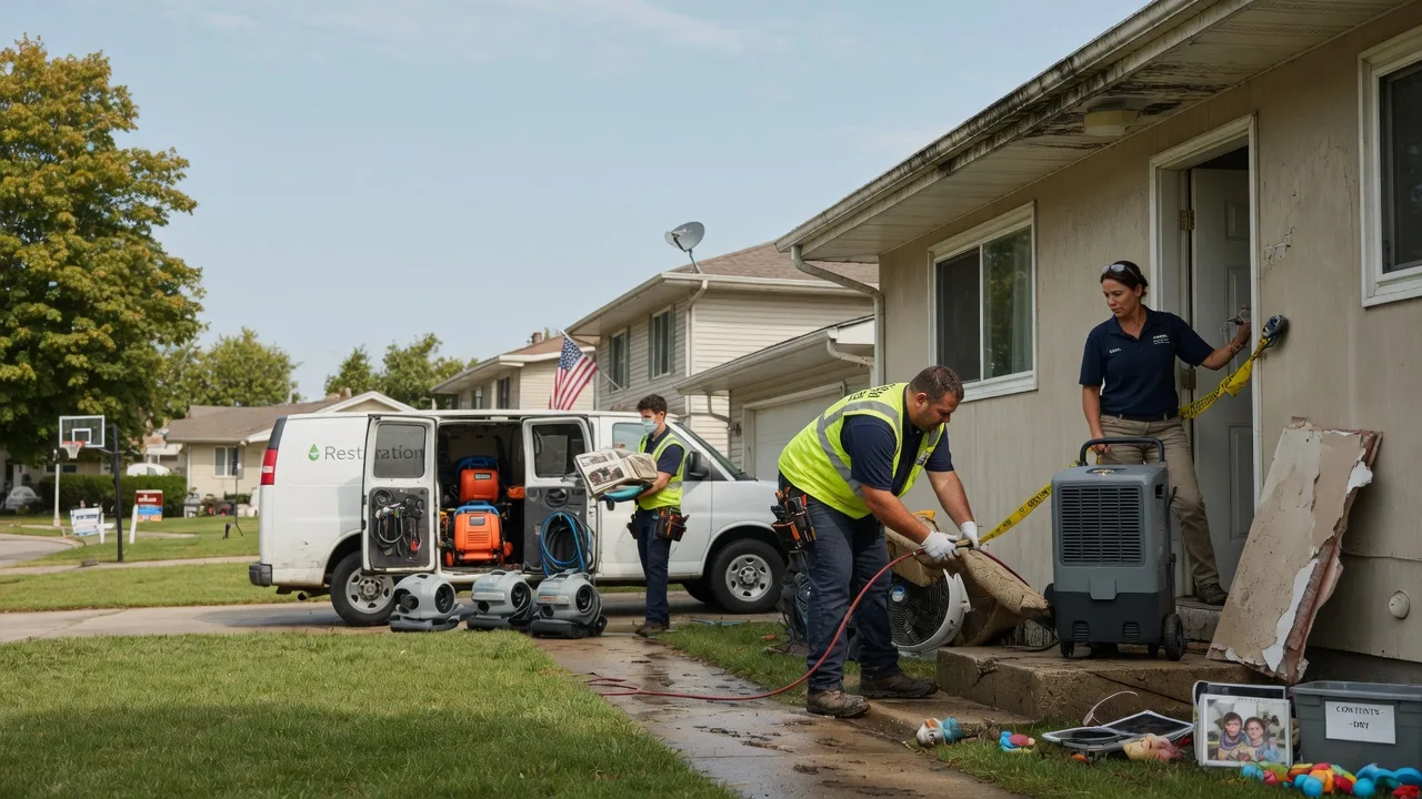 Water Damage Restoration in Island Lake, IL near me